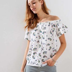 Women's LOFT Off-the-shoulder Shirt